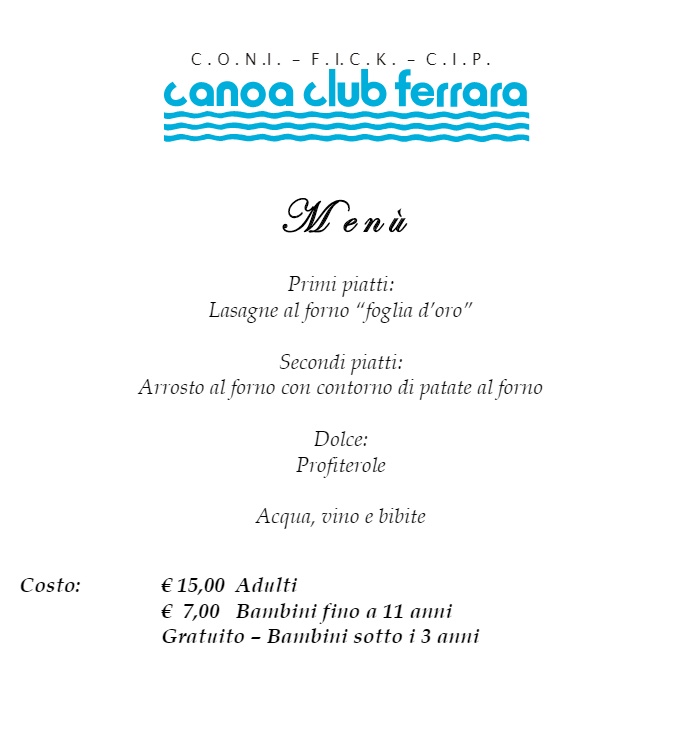 menu cena